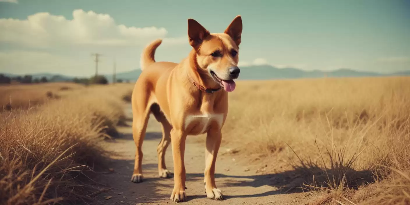 Perro feliz